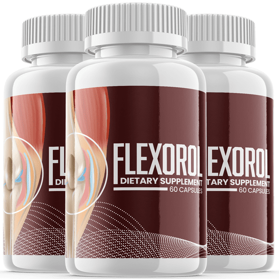 (3 Pack) Flexorol - Dietary Supplement for Focus, Memory, Clarity, Energy, Improved Sleep, Calm and Relax Mind - Advanced Formula for Overall Wellness - 180 Capsules