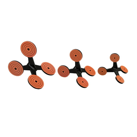 3 Pack Flip Shot Steel Reactive Auto Reset Targets