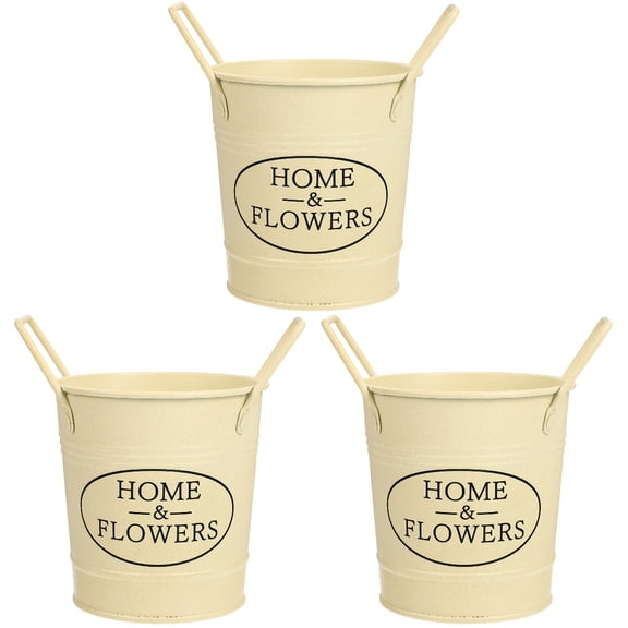 3 Pack Floor Plant Flower Planter Flowerpot Arrangement Decorative Use