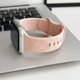 thumbnail image 1 of 3 Pack Floral Engraved Silicone Bands Compatible with Apple Watch Band 38mm 40mm 41mm Women, Soft Sport Wildflower Strap for iWatch Ultra Series 9 8 SE 7 6 5 4 3 2 1,Pink, 1 of 6