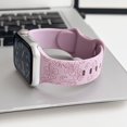 thumbnail image 1 of 3 Pack Floral Engraved Silicone Bands Compatible with Apple Watch Band 38mm 40mm 41mm Women, Soft Sport Wildflower Strap for iWatch Ultra Series 9 8 SE 7 6 5 4 3 2 1,Purple, 1 of 6