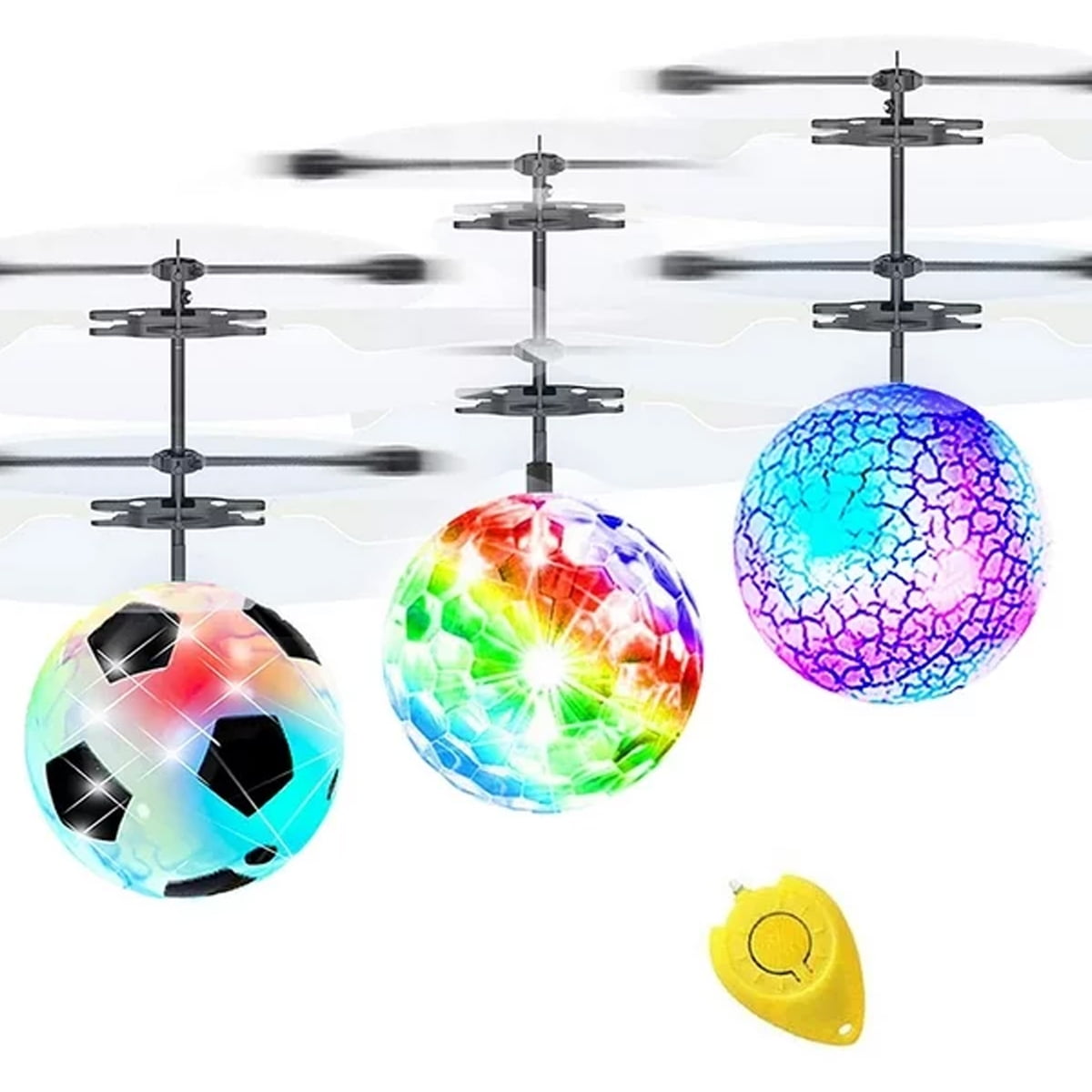 3 Pack Flying Ball Kids Toys Hand Control Helicopter Infrared Induction