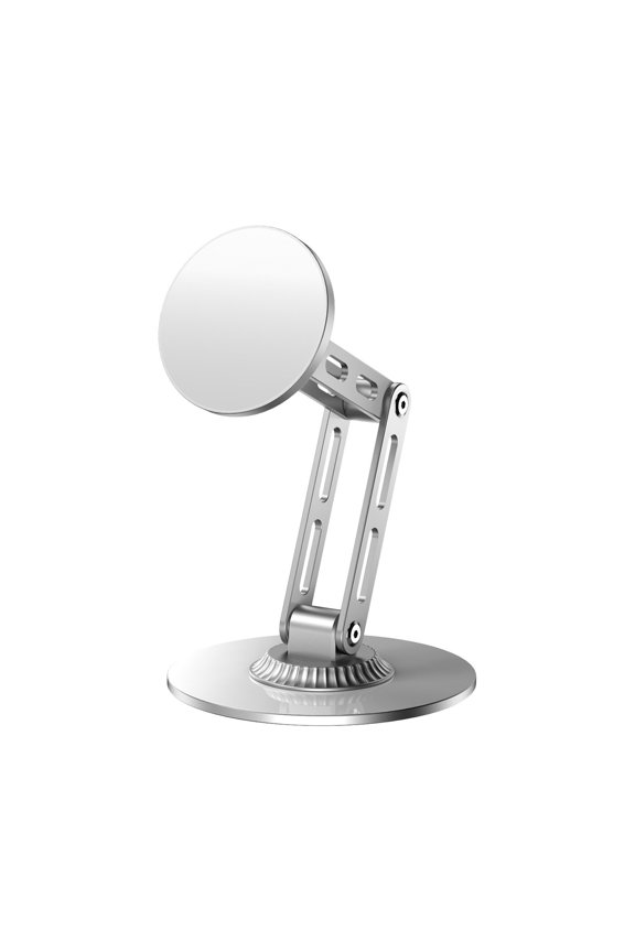 3 Pack Foldable Metal Magnetic Phone Stand, Adjustable 360° Rotating Tablet Holder for Desk, Multi-Functional Desktop Mount for Live Streaming Watching TV Videos