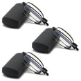 thumbnail image 1 of 3 Pack Folding Presbyopic Glasses Blue Light Blocking Reading Glasses Pocket Readers With Box, 1 of 3