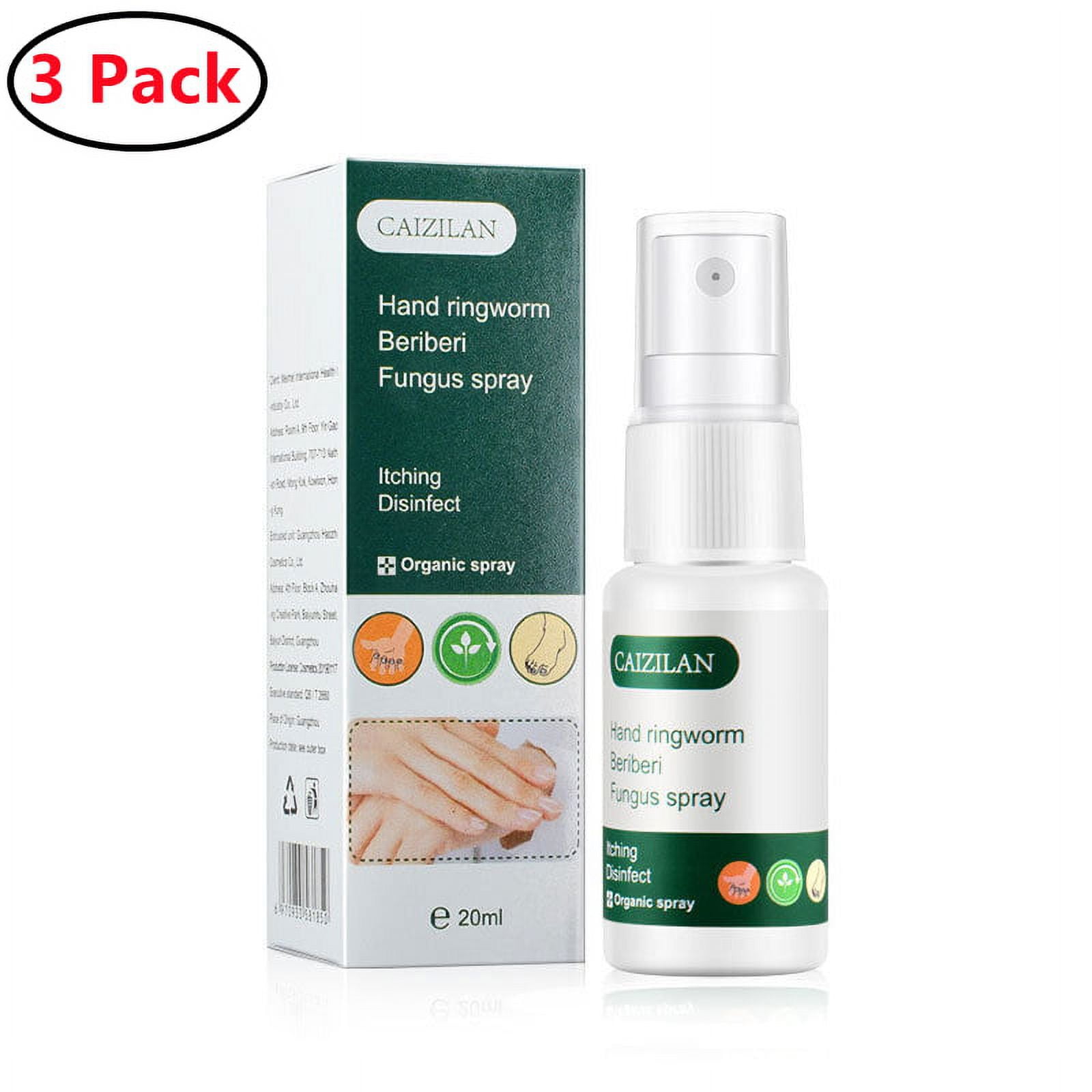 3 Pack Foot SprayAntifungal Foot Fungus Treatment Extra StrengthNatural Ingredients Itchy Skin