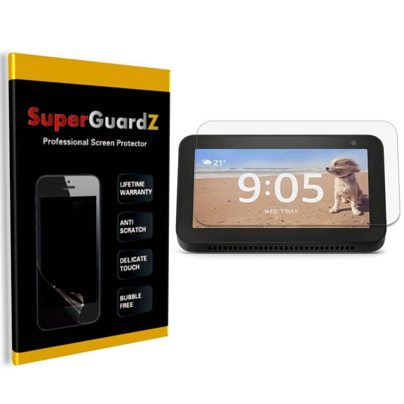 [3-Pack] For Amazon Echo Show 5 SuperGuardZ Screen Protector, Ultra Clear, Anti-Scratch, Anti-Bubble