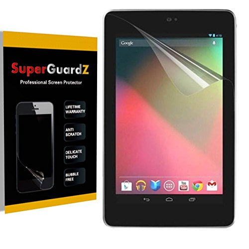 [3-Pack] For Google Nexus 7 (1st Gen, 2012 Release) - SuperGuardZ Ultra Clear Screen Protector, Anti-Scratch, Anti-Bubble