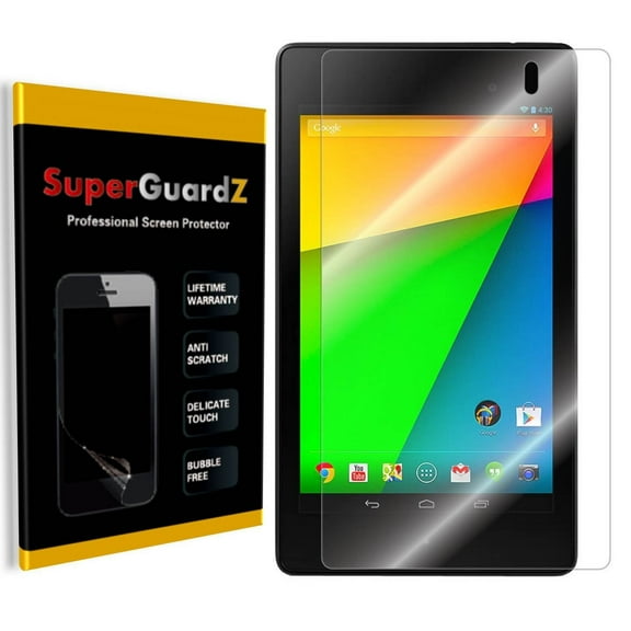 [3-Pack] For Google Nexus 7 (2nd Gen, 2013 Release) - SuperGuardZ Anti-Glare Matte Screen Protector, Anti-Fingerprint, Anti-Scratch, Anti-Bubble