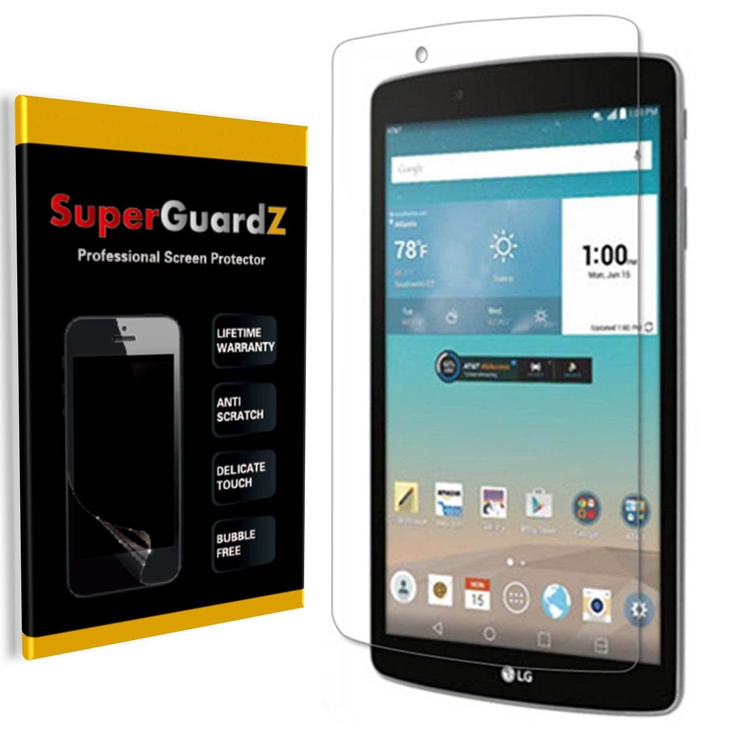 [3-Pack] For LG G Pad F 8.0 - SuperGuardZ Anti-Glare Matte Screen ...