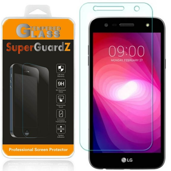 [3-Pack] For LG X Charge / LG X Power2 - SuperGuardZ Tempered Glass Screen Protector, 9H, Anti-Scratch, Anti-Bubble, Anti-Fingerprint
