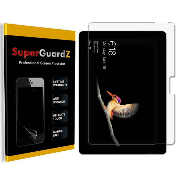 [3-Pack] For Microsoft Surface Go - SuperGuardZ Ultra Clear Screen Protector [Anti-Scratch, Anti-Bubble] + 2 Stylus Pen