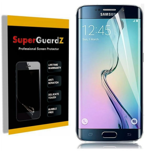 [3-Pack] For Samsung Galaxy S7 Edge - SuperGuardZ [FULL COVER] Screen Protector, HD Clear, Anti-Scratch, Anti-Bubble