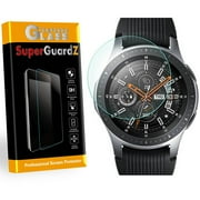 [3-Pack] For Samsung Galaxy Watch 4 Classic (42 mm) SuperGuardZ Tempered Glass Screen Protector, 9H, Anti-Scratch, Anti-Bubble, Anti-Fingerprint