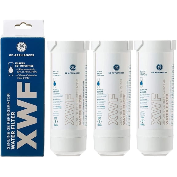 3 Pack For XWF Refrigerator WaterFilter (Not Fit XWFE)