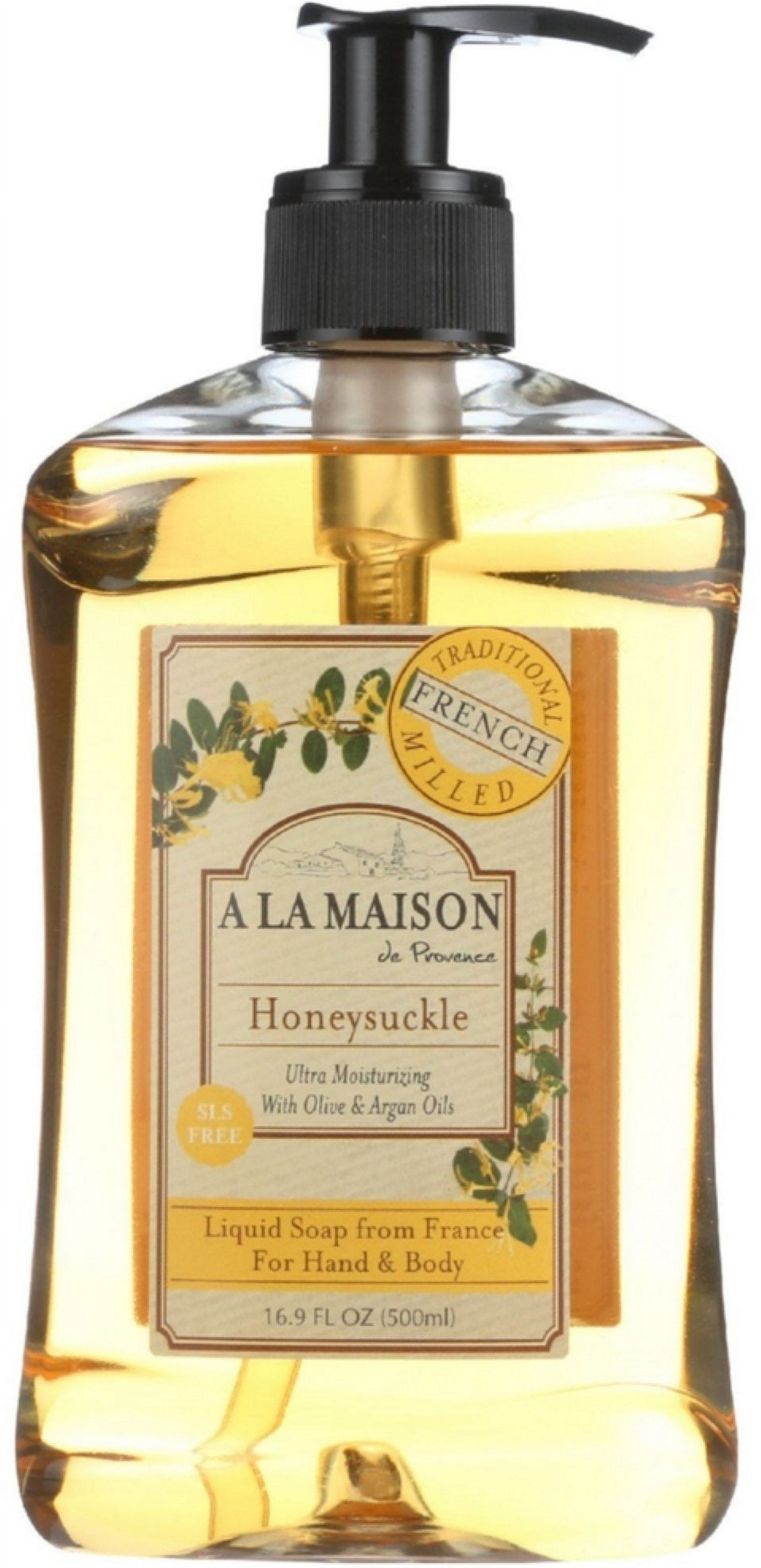 3 Pack - French Liquid Soap, Honeysuckle 16.90 oz