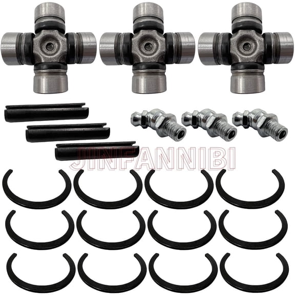 3-Pack Front & Rear Prop Shaft U-Joints Kit for Polaris RZR 800 900 1000 XP Sportsman 300-1000| OEM 3235500 / 3235616