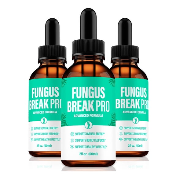 (3 Pack) Fungus Break Pro Drops, Complete Formula for Healthy and Beautiful Nails, FungusBreak Pro Fungi Relief, All Natural Foot Care, Reviews (90 Servings)