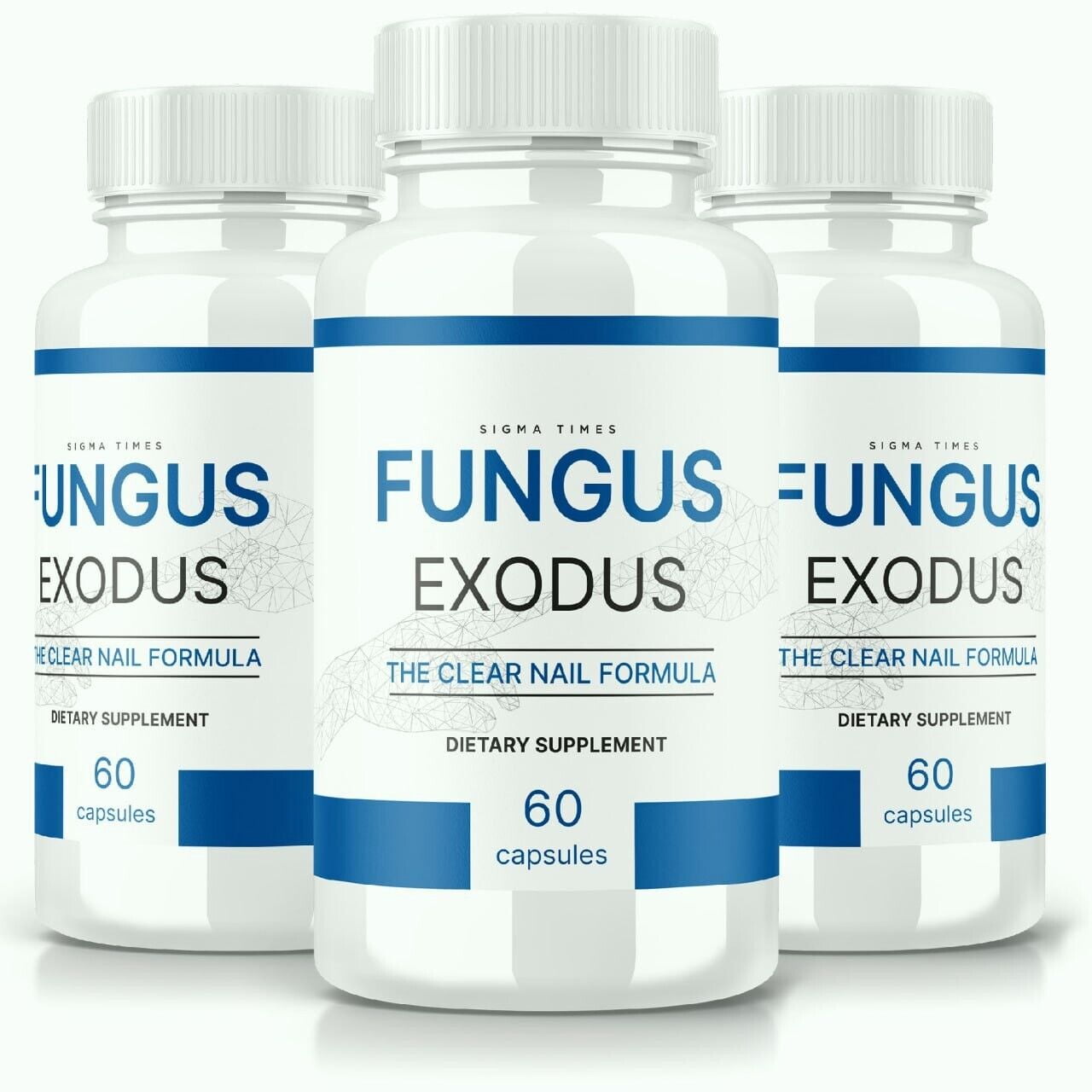 Fungus Exodus AntiFungal Pills (3 Pack) Toenail Fungus Treatment to