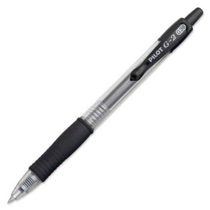 3 Pack G2 Roller Ball Retractable Gel Pen, Black Ink, Ultra Fine, Dozen by PILOT