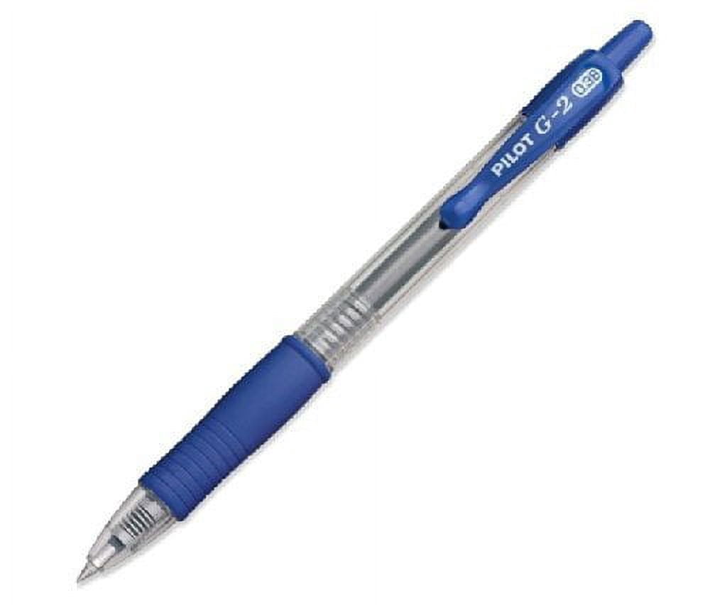 3 Pack G2 Roller Ball Retractable Gel Pen, Blue Ink, Ultra Fine, Dozen by PILOT