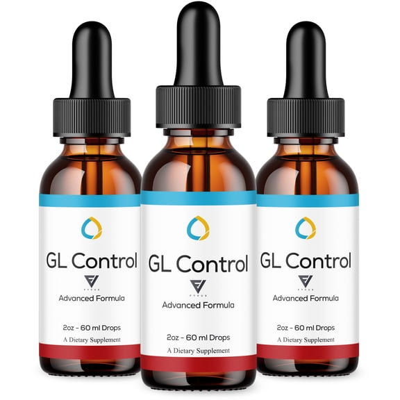 (3 Pack) GL Control Drops Blood Support, GL Control Drops (6oz)