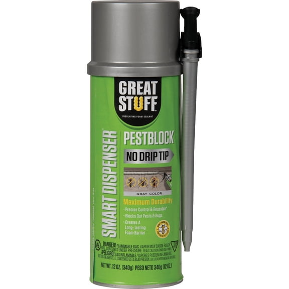 3-Pack GREAT STUFF Pestblock 12 oz Insulating Foam Sealant Residential Use, Standard Application