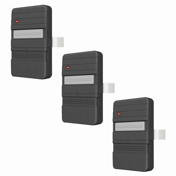 3-Pack Garage Remote with 9 or 12 Dip Switches, Compatible GT90-1 GT912 G220 MAT90 AT90, Battery Included - Blue Max