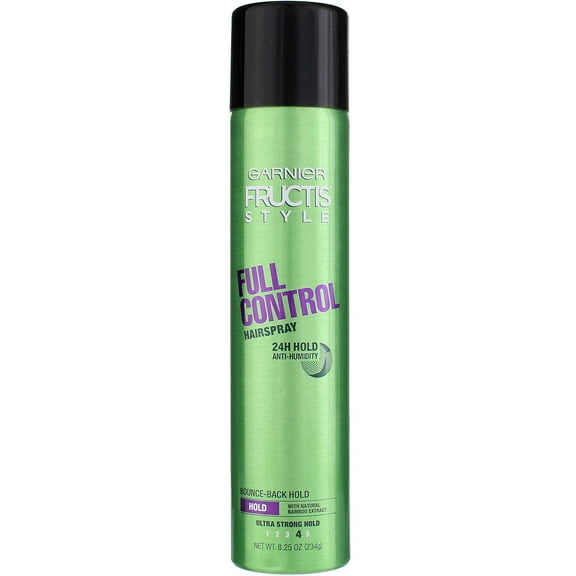 3 Pack - Garnier Fructis Style Full Control Anti-Humidity Hairspray, Ultra Strong Hold 8.25 oz