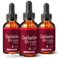 thumbnail image 1 of (3 Pack) Gelatin Drops – Daily Liquid Formula with a Clean, Natural Blend to Support Natural Flow, Balanced Levels & Healthy Circulation | Convenient for Consistent Use (90 Servings), 1 of 10