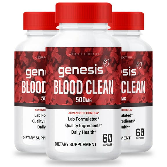 (3 Pack) Genesis Blood Clean Capsules - Genesis Blood Clean Capsules