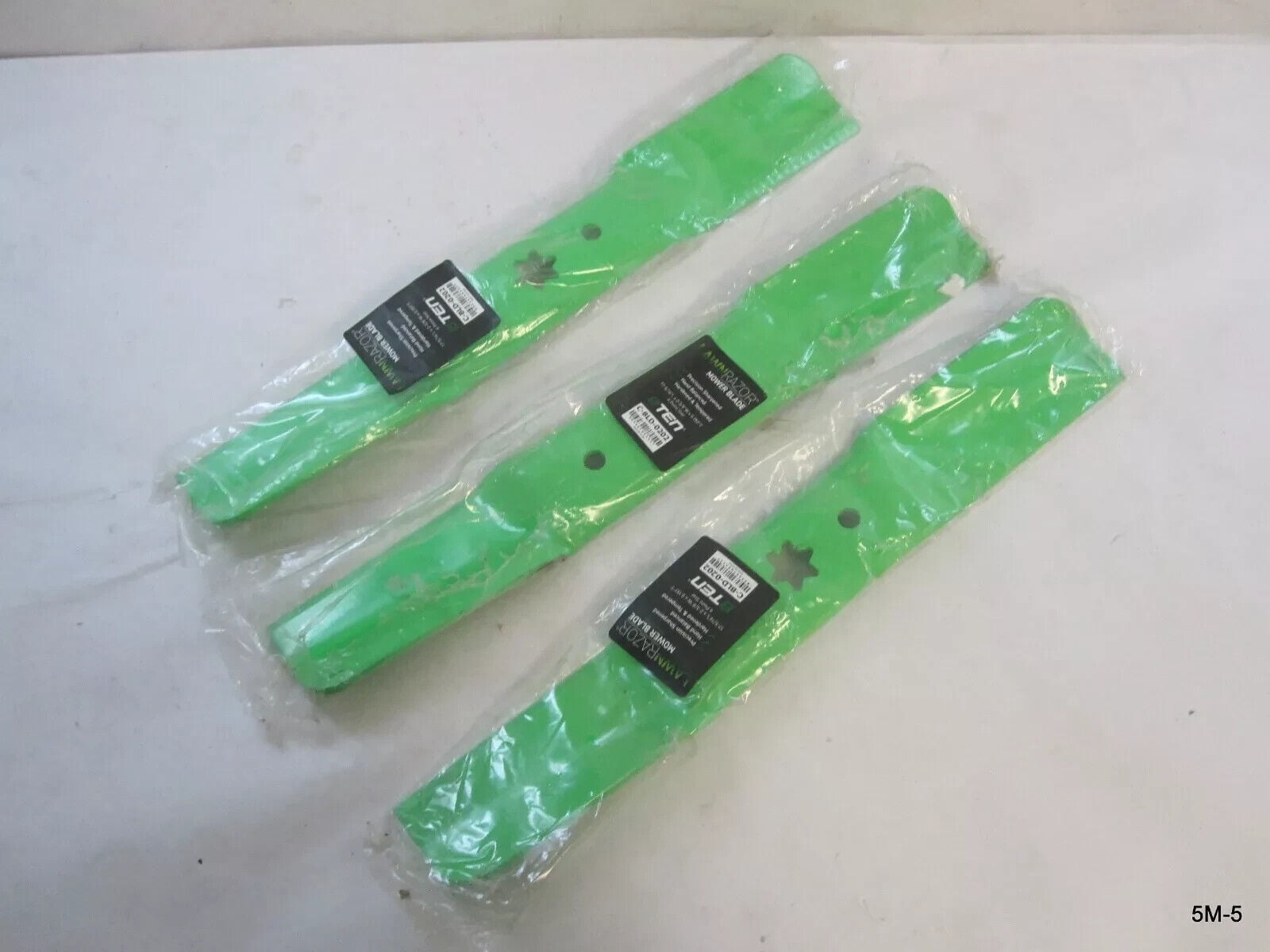3 Pack Genuine Lawn Razor 8Ten C-BLD-0202 Mower Blades 17-5/16