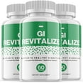 thumbnail image 1 of (3 Pack) Gi Revitalize - Dietary Supplement for Digestion and Healthy Gut - Pills for Immune System, Digestive Function, Healthy Stomach, Reduces Bloat - 180 Capsules, 1 of 3