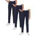 thumbnail image 1 of 3-Pack Girl's Stretch Pencil Skinny Uniform Pants, 1 of 5