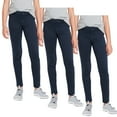 thumbnail image 1 of 3-Pack Girl's Super Stretchy Slim Fit Ponte Pants (Sizes, 4-20), 1 of 5