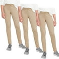 thumbnail image 1 of 3-Pack Girl's Super Stretchy Slim Fit Ponte Pants (Sizes, 4-20), 1 of 5