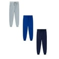 thumbnail image 1 of 3 Pack Girls Boys Sweatpants Athletic Sports Elastic Waist Pants Solid Color Comfy Fall Winter Pants 3-4 Years, 1 of 5