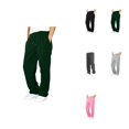 thumbnail image 1 of 3 Pack Girls' Wide Leg Sweatpants – Casual Loose Fit Joggers with Elastic Waist & Drawstring, Open Bottom, Pockets for Spring Summer Outdoor Wear, 1 of 6