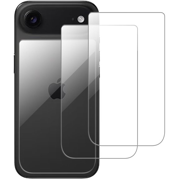 3 Pack Glass Back Screen Protector Compatible for iPhone 16 pro 6.3-Inch [9H Hardness]-HD Back Tempered Glass, Scratch Resistant,Easy Install，rear glass protector
