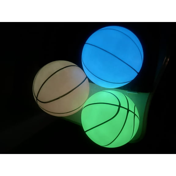 3 Pack Glow in The Dark Mini Basketballs Includes Pump and Needle Magic Shot Pro Mini Hoop Basketballs