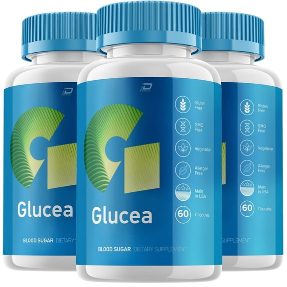 (3 Pack) Glucea Metabolic Support - Glucea Support Supplement Pills, Glucea Advanced Formula Capsules Reviews (180 Capsules)