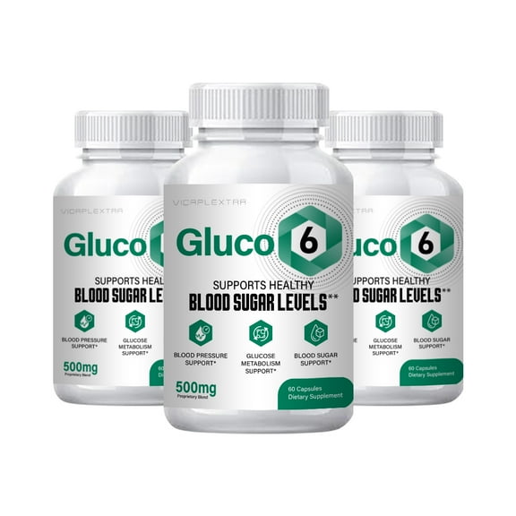 (3 Pack) Gluco 6 Capsules - Gluco 6 Capsules