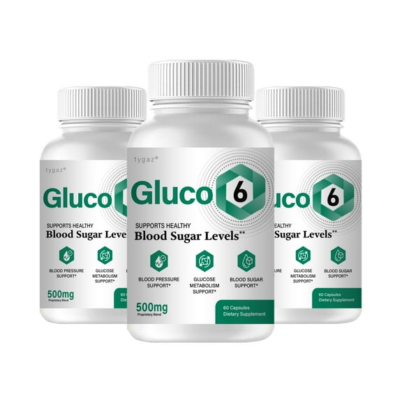 (3 Pack) Gluco 6 - Gluco 6 Capsules