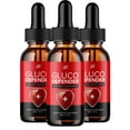 thumbnail image 1 of (3 Pack) Gluco Defender Drops Healthy Blood Support Formula - Dietary Supplement Drops - Extra Strength GlucoDefender Liquid Drops, Gluco Defender Drops Reviews (3 Month Supply), 1 of 7