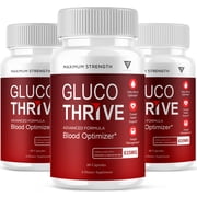 3 Pack Gluco Thrive Capsules, Gluco Thrive Advanced Formula 180 Capsules