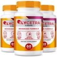 thumbnail image 1 of (3 Pack) Glycetra – Original Formula with a Clean Blend to Support Healthy Circulation, Natural Energy & Balanced Levels | Just 2 Easy-to-Swallow Glycetra Pills Daily (180 Capsules), 1 of 8