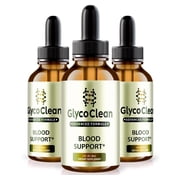 3 Pack Glyco Clean Drops, Glyco Clean Blood Support Formula, Maximum Strength All-Natural Liquid Dietary Supplement, Glycogen Clean Drops Official, GlycoClean Reviews 90 Servings