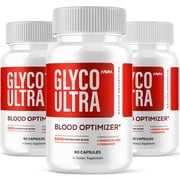 (3 Pack) Glyco Ultra Blood Optimizer Capsules, GlycoUltra Advanced Formula Support Supplement (180 Capsules)