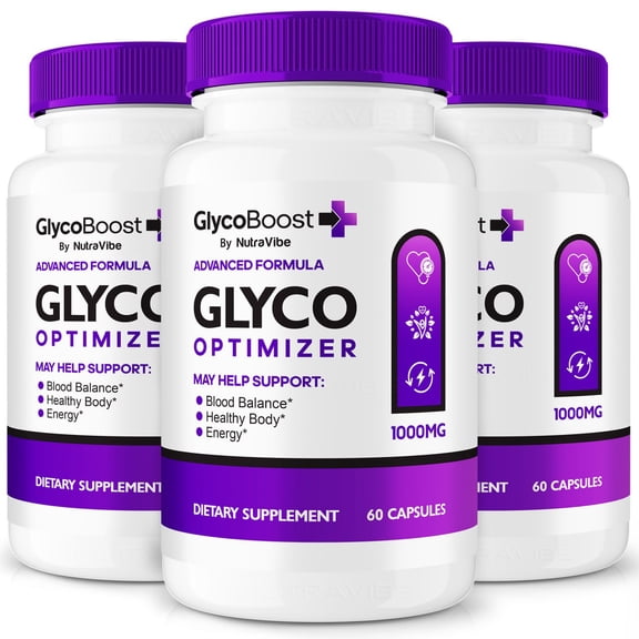 (3 Pack) GlycoBoost - Official Glyco Boost Blood Support Formula, All Natural Capsules For Healthy and Stable Levels, GlycoBoost Blood Vessel Cleaner, Glyco Boost Optimizer (180 Capsules)
