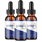 3 Pack Glyvoryn Advanced Formula, Glyvoryn Liquid Drops 6oz