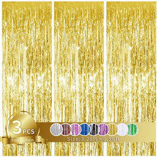 MISS DAISY ALL PARTY DECORATION SET WITH 2 BACKGROUND SILVER FRINGE  CURTAINS +100 BALLONS PACK (